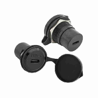 Разъем ГНЕЗДО TYPE-C F-F PN CAP ПРОХОДНОЕ НА КОРПУС