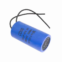 Конденсатор  ПУСКОВОЙ 200 МКФ  300В  CD60 С ПРОВОДАМИ