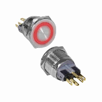 Кнопка GQ22PF-11E/R/N ON-(OFF)+OFF-(ON)