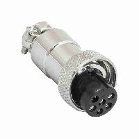 Разъем  GX12M-6A КАБЕЛЬНАЯ РОЗЕТКА 6PIN 