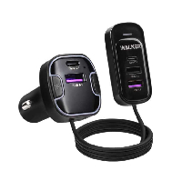 Блок питания  АВТО  5V USB 3000MA + TYPE-C + УДЛИНИТЕЛЬ 100W