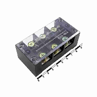 Клемная колодка СЕТЕВАЯ 100A 600V TB-10003  3-ЛИНИИ С КРЫШКОЙ