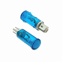 Индикатор 220V MDX-14 СИНЯЯ НЕОНОВАЯ В КОРПУСЕ