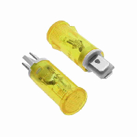 Индикатор 220V MDX-14 ЖЕЛТАЯ НЕОНОВАЯ В КОРПУСЕ